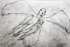 A Feather Stare at the Dark